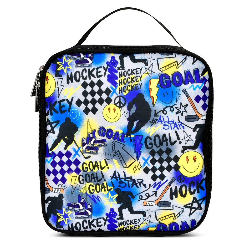 [810-2174] Corey Paige Hockey Lunch Tote