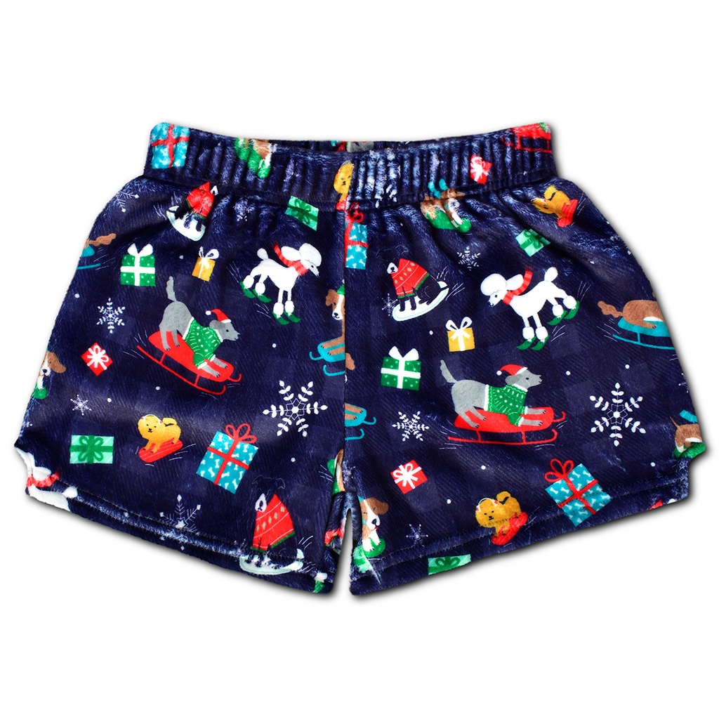 [820-3319XS] Downhill Dogs Plush Shorts (X-Small (4-6))