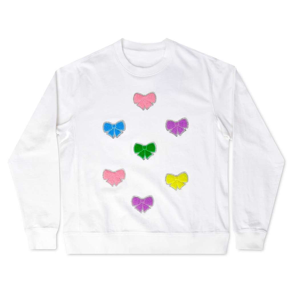 [820-3332AS] Beautiful Bows Sweatshirt (Adult Small (4-6))