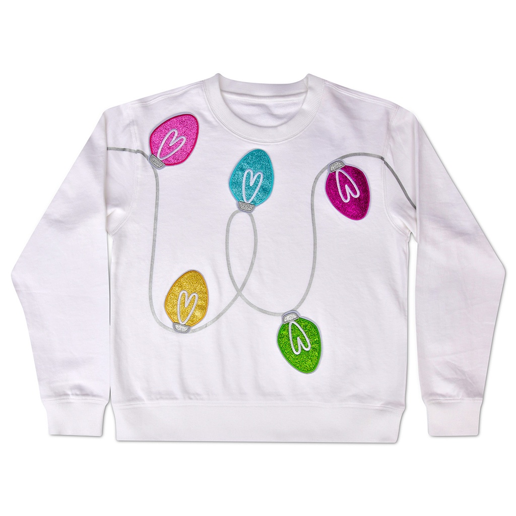 [820-3335S] Tinsel & Glow Sweatshirt (Youth Small (6-8))
