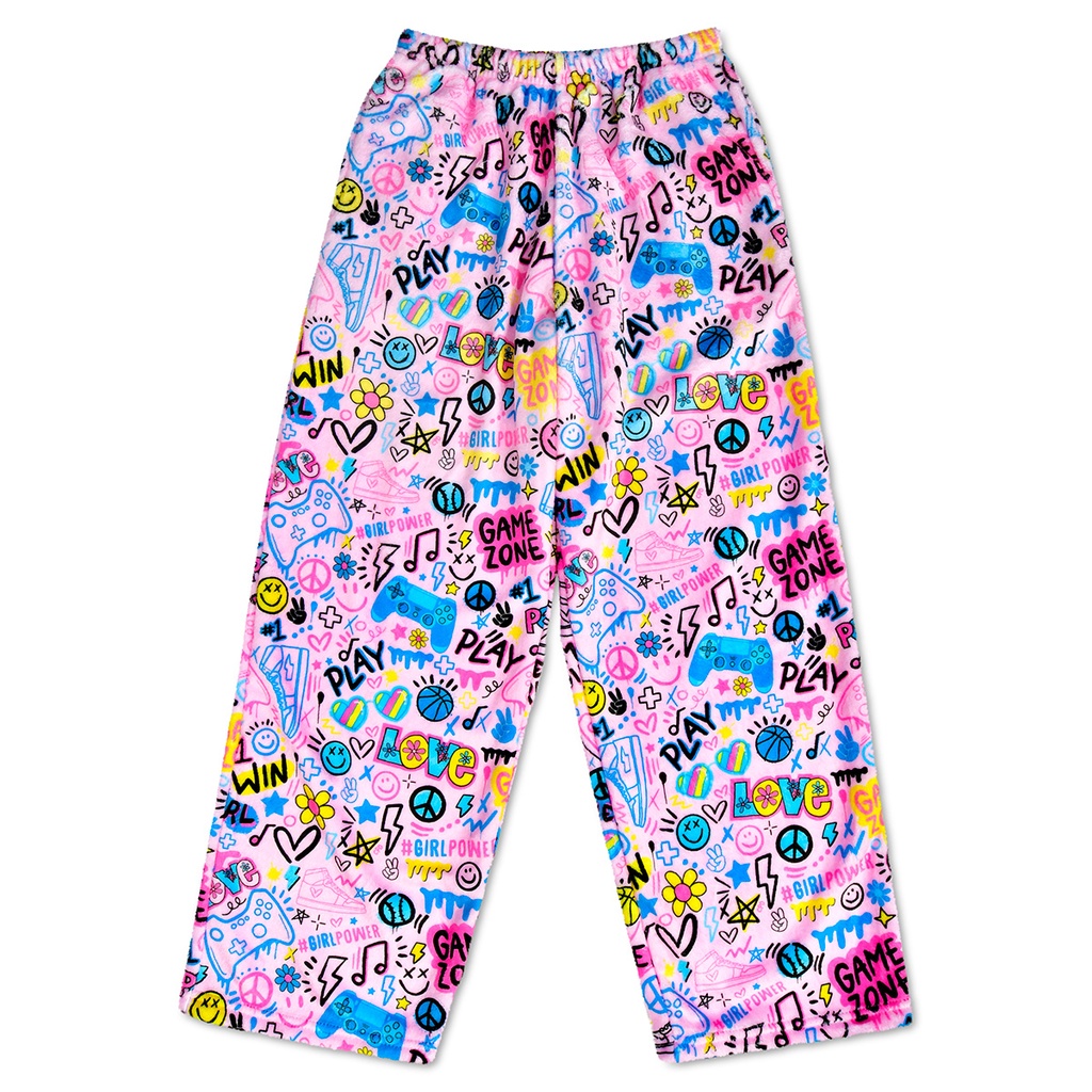 [820-3168XS] Corey Paige Game Zone Plush Pant (Youth X-Small (4-6))