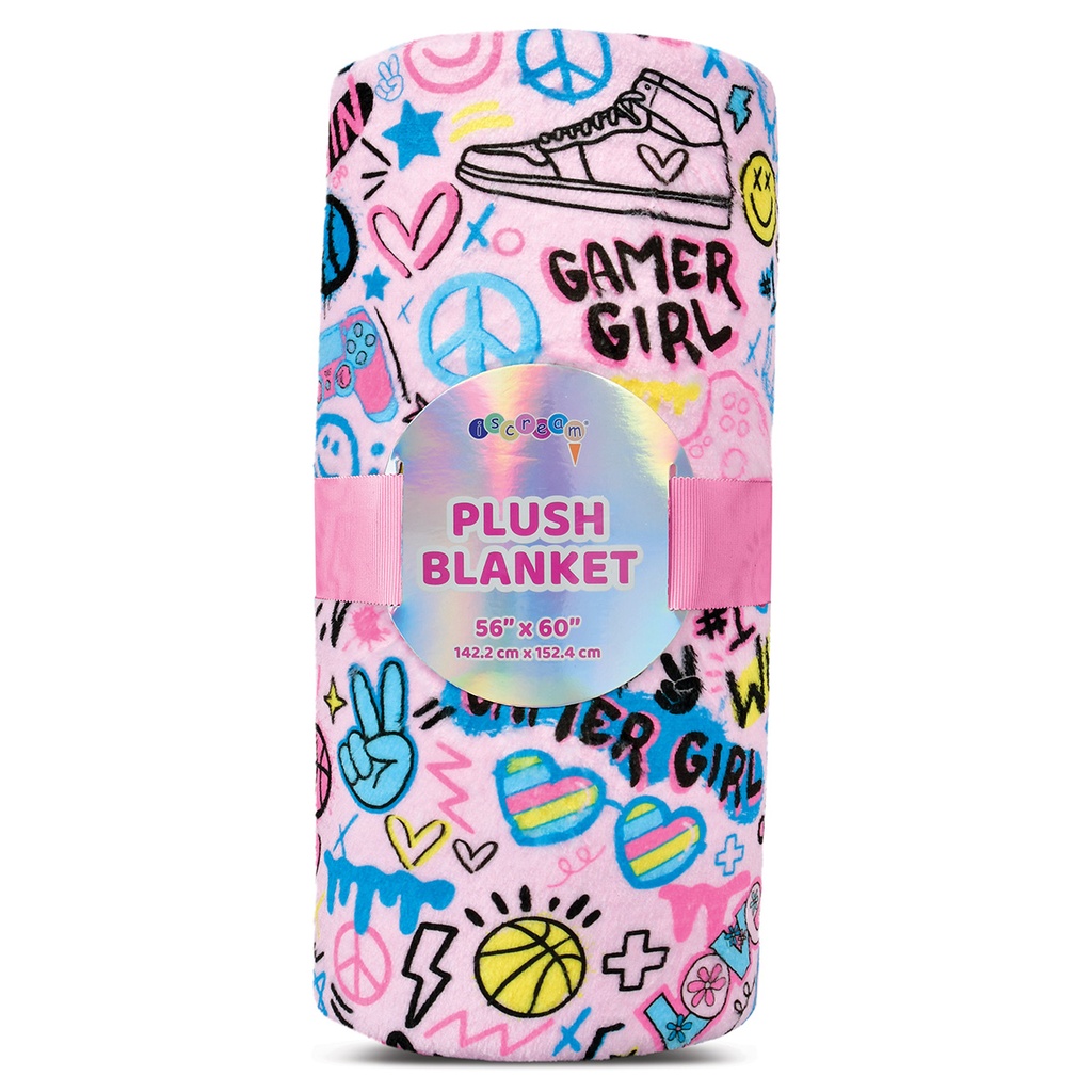 [780-4256] Corey Paige Game Zone Plush Blanket