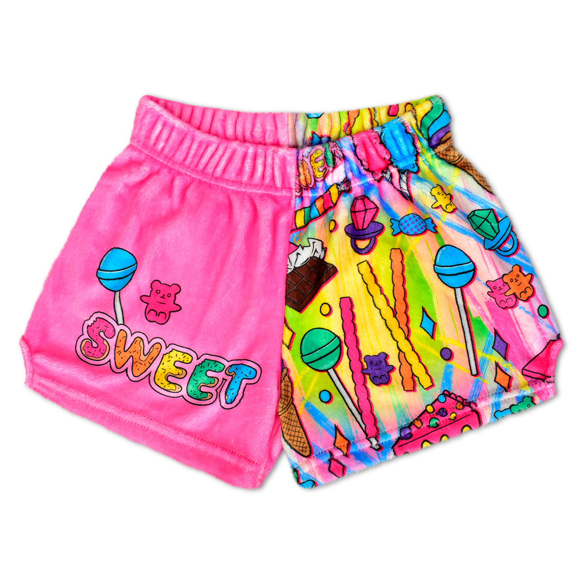 新品 Eaphi FLUFFY SHORT PANTS 2 Corey Paige I Want Candy Plush Shorts | Iscream