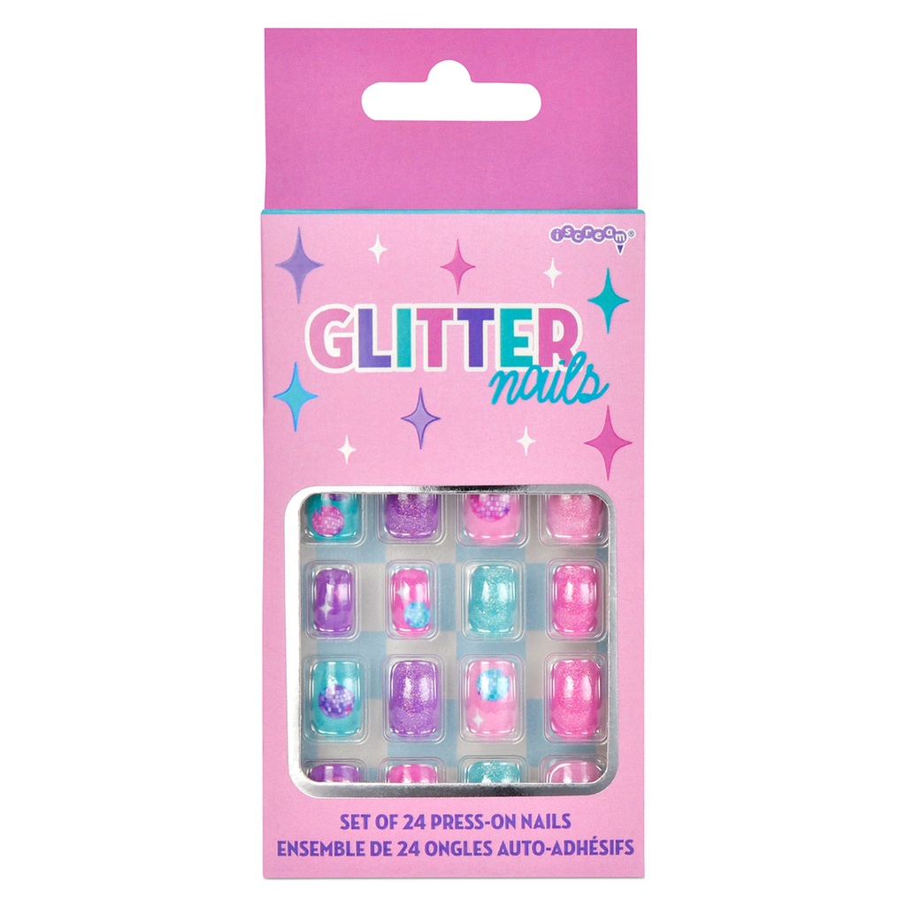[815-316] Glitter Press On Nail Set