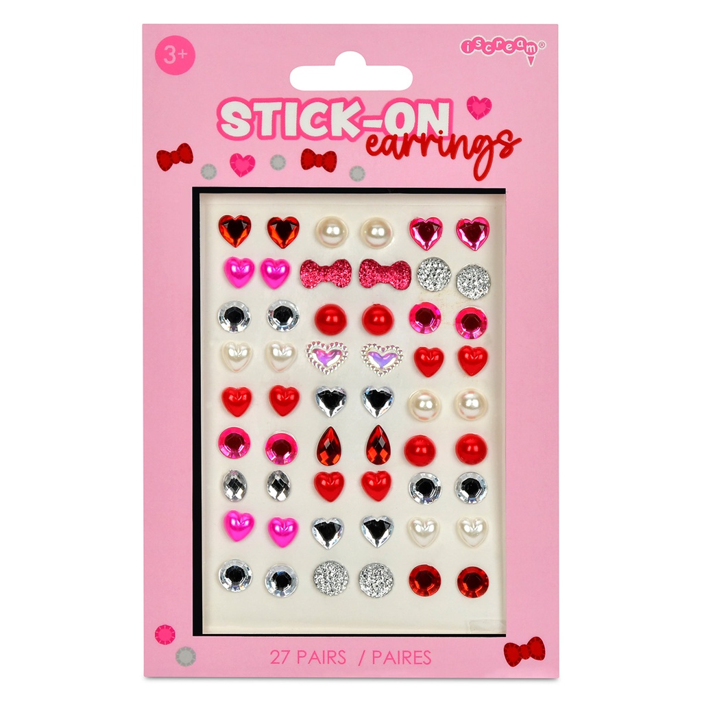 [815-314] Jeweled Stick On Earrings