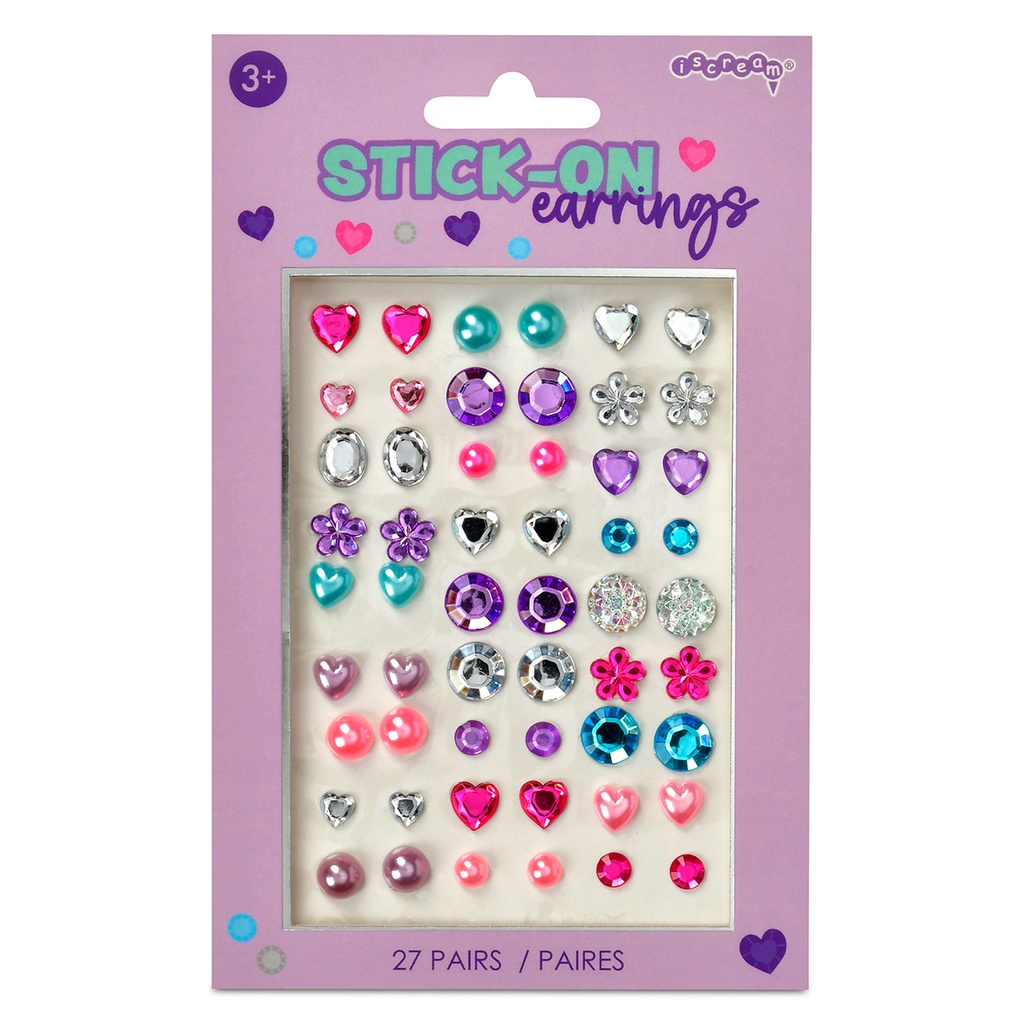 [815-315] Gem Stick On Earrings
