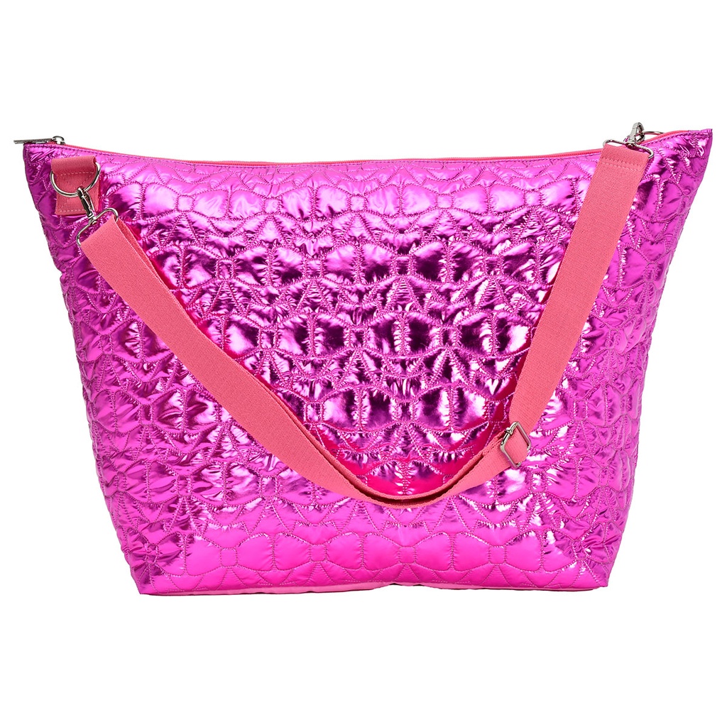 [810-2238] Shining Bows Puffy Weekender Bag