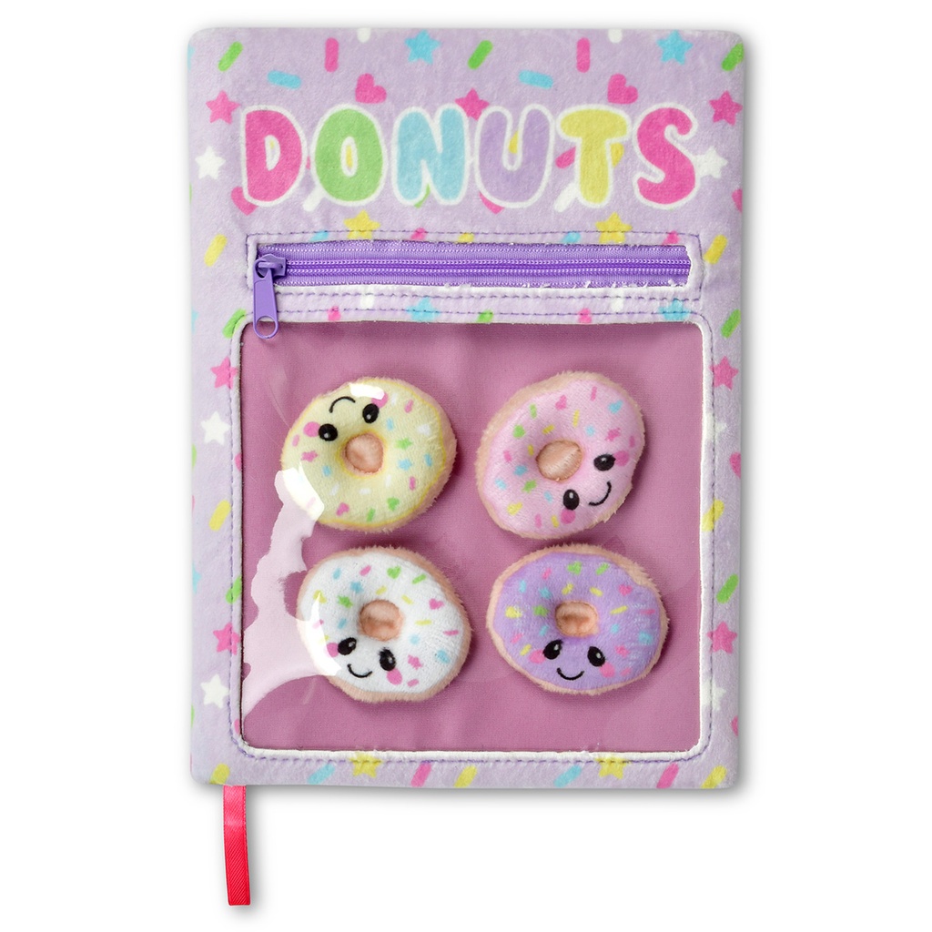 [724-1042] Donut Plush Journal