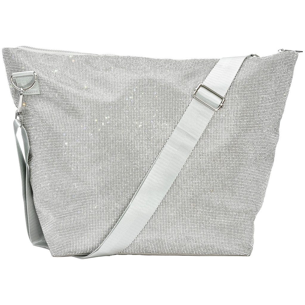 [810-2253] White Crystal Overnight Bag
