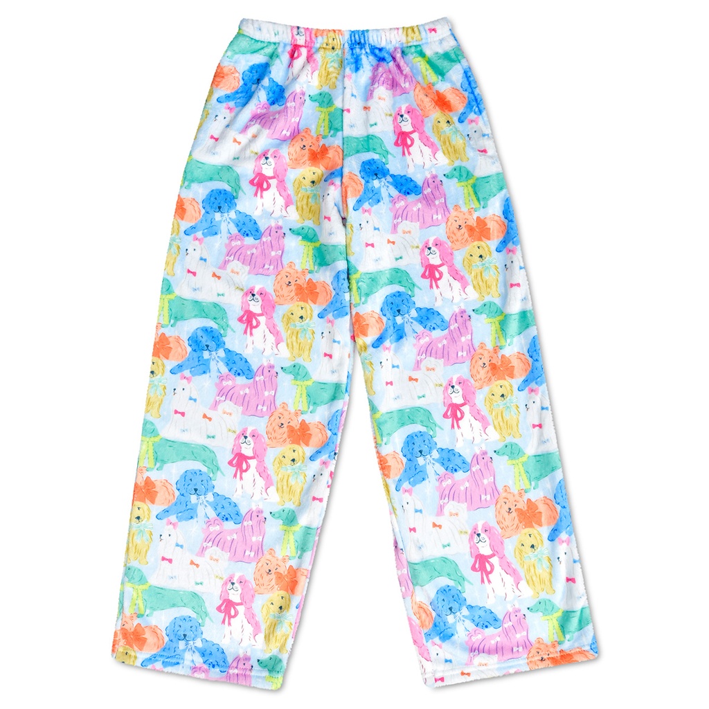 [820-3381L] Bow-wow Plush Pants (Youth Large (14))