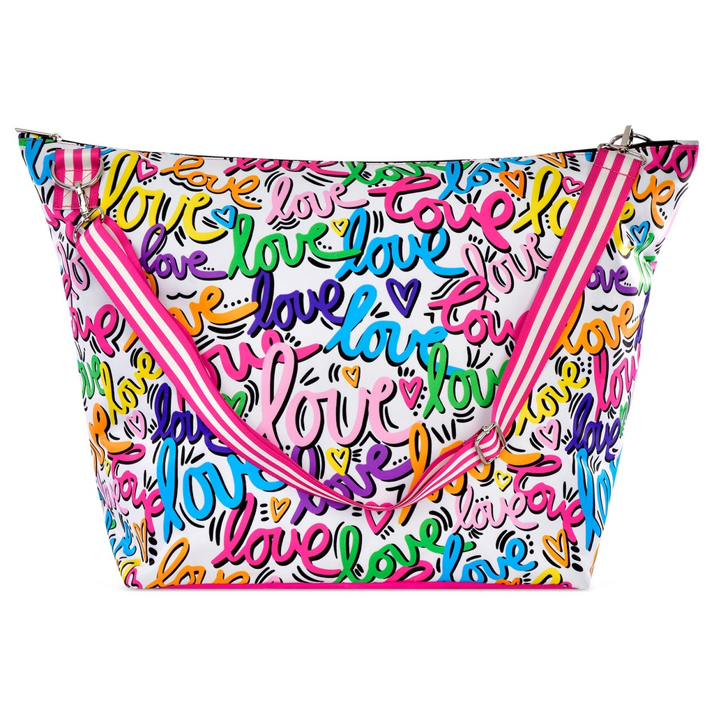 [810-2112] Corey Paige Love Letters Weekender Bag