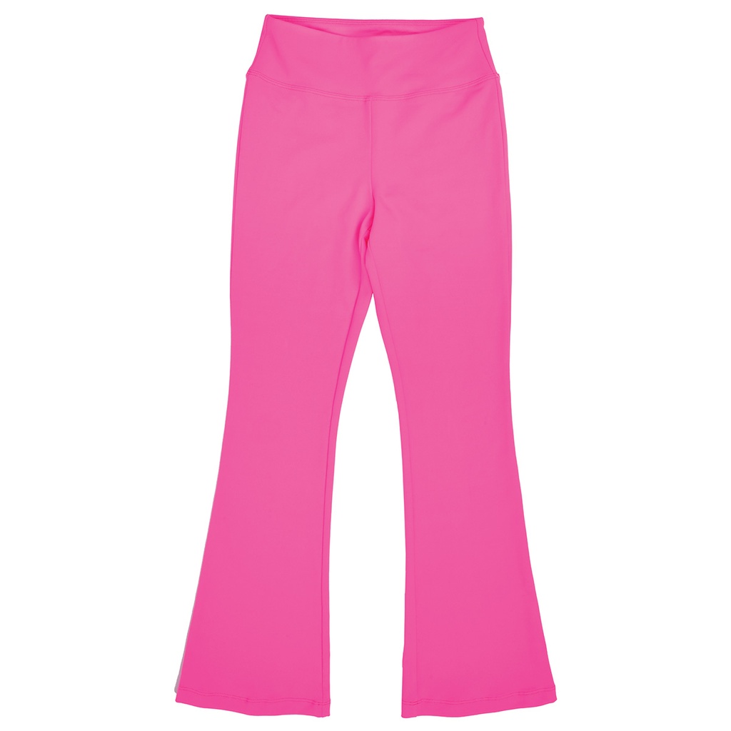 [820-3396S] Pretty Pink Flare Leggings (Youth Small (6-8))