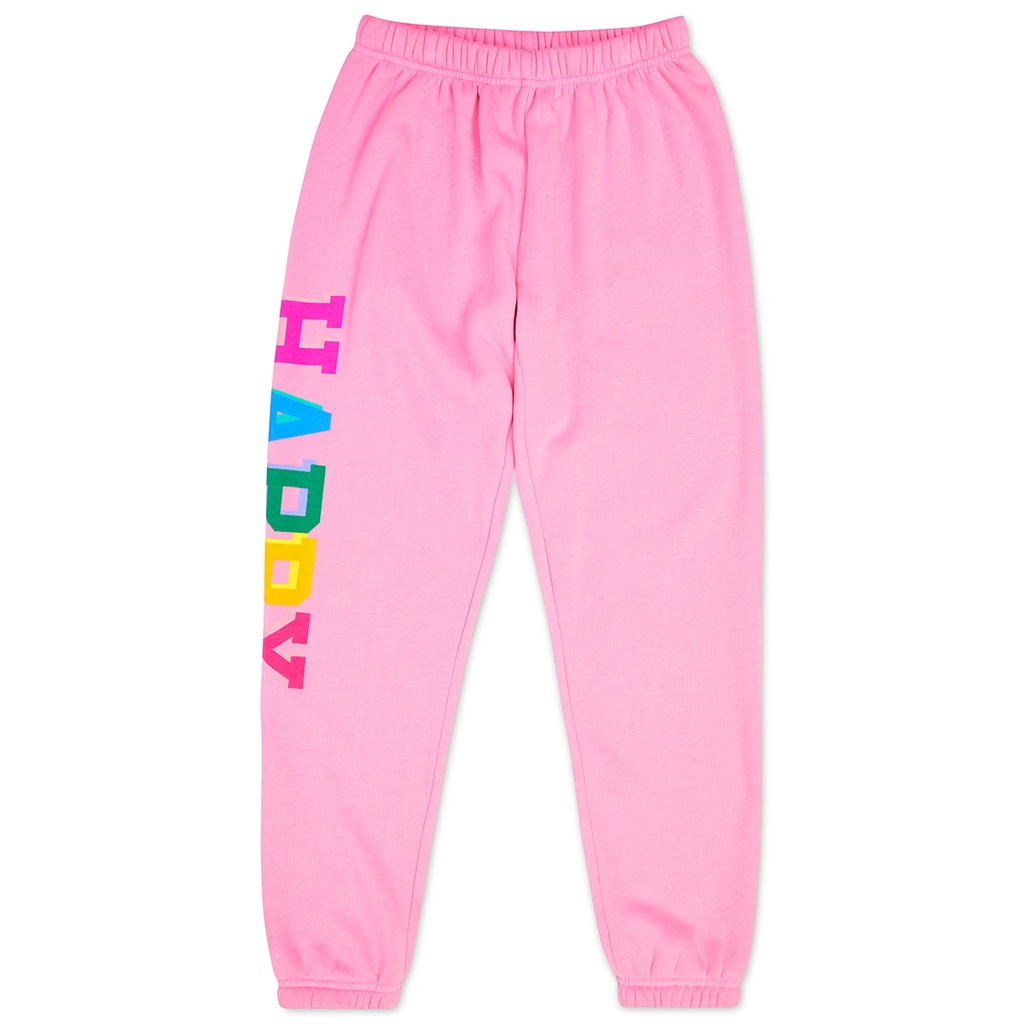 [820-3273S] Happy Rose Basic Sweatpants (Youth Small (6-8))