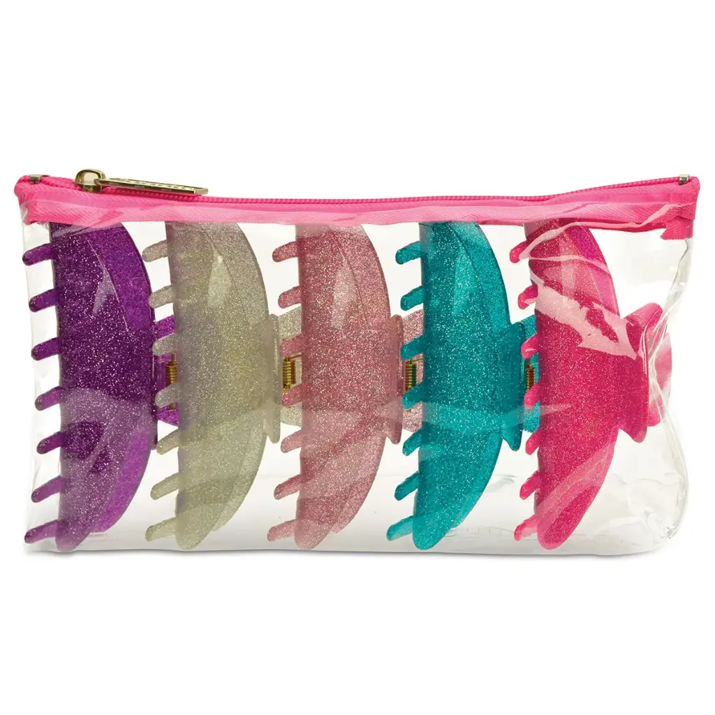 [880-513] Glitter Clip Set - 5 clips