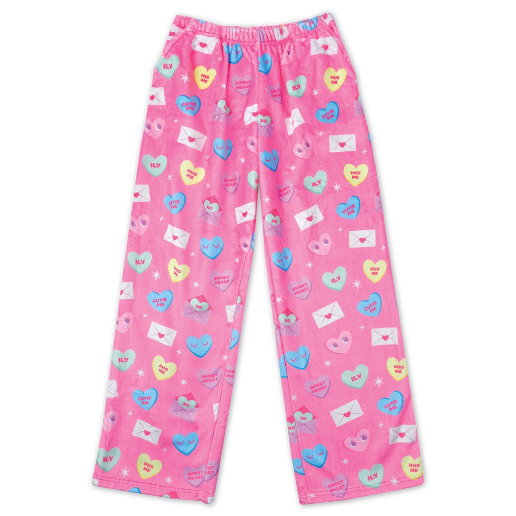 [820-3446XS] Love Notes Plush Pants (Youth X-Small (4-6))