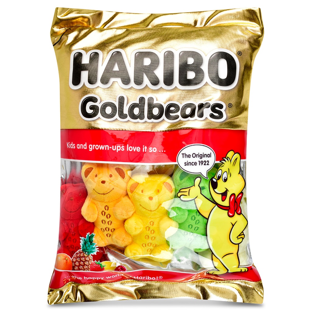 [780-4520] 17" Haribo Gummy Bears Packaging Plush