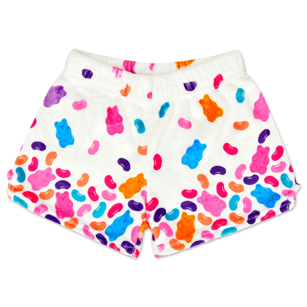 [820-3488XS] Jelly Bears Plush Shorts (X-Small (4-6))