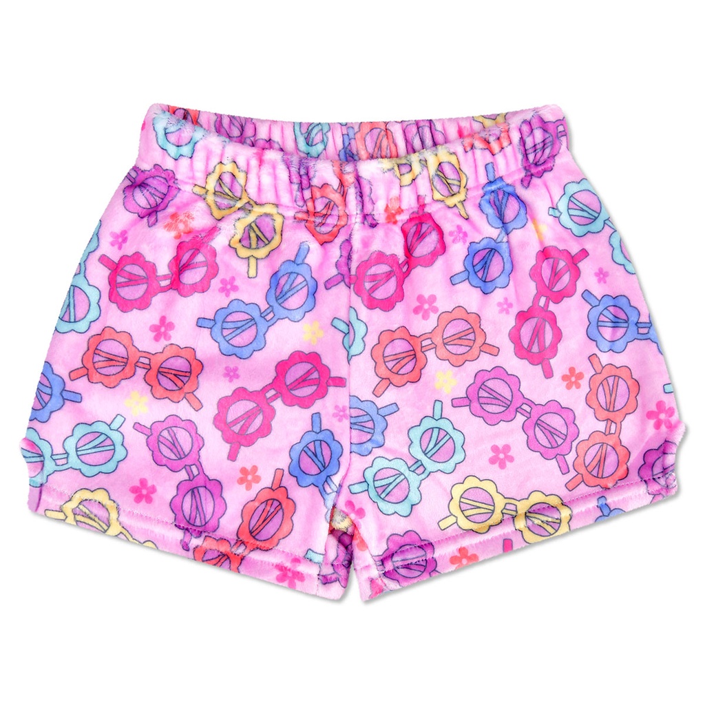 [820-3491L] Spring Sunnies Plush Shorts (Large (14))