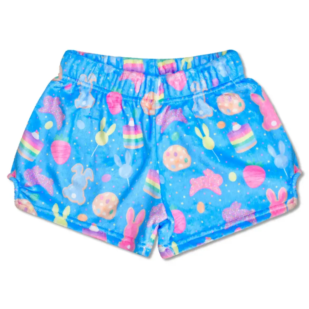[820-3494XS] Bunny Sweets Plush Shorts (X-Small (4-6))