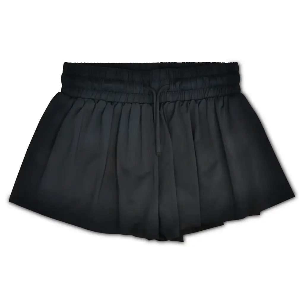 [820-3539S] Black Butterfly Shorts (Youth Small (6-8))