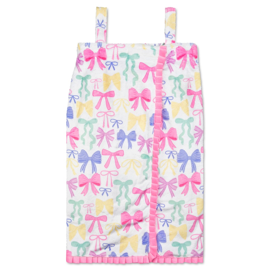 [820-3563XS-S] Pretty Bows Spa Wrap (Youth X-Small/Small (4-8))