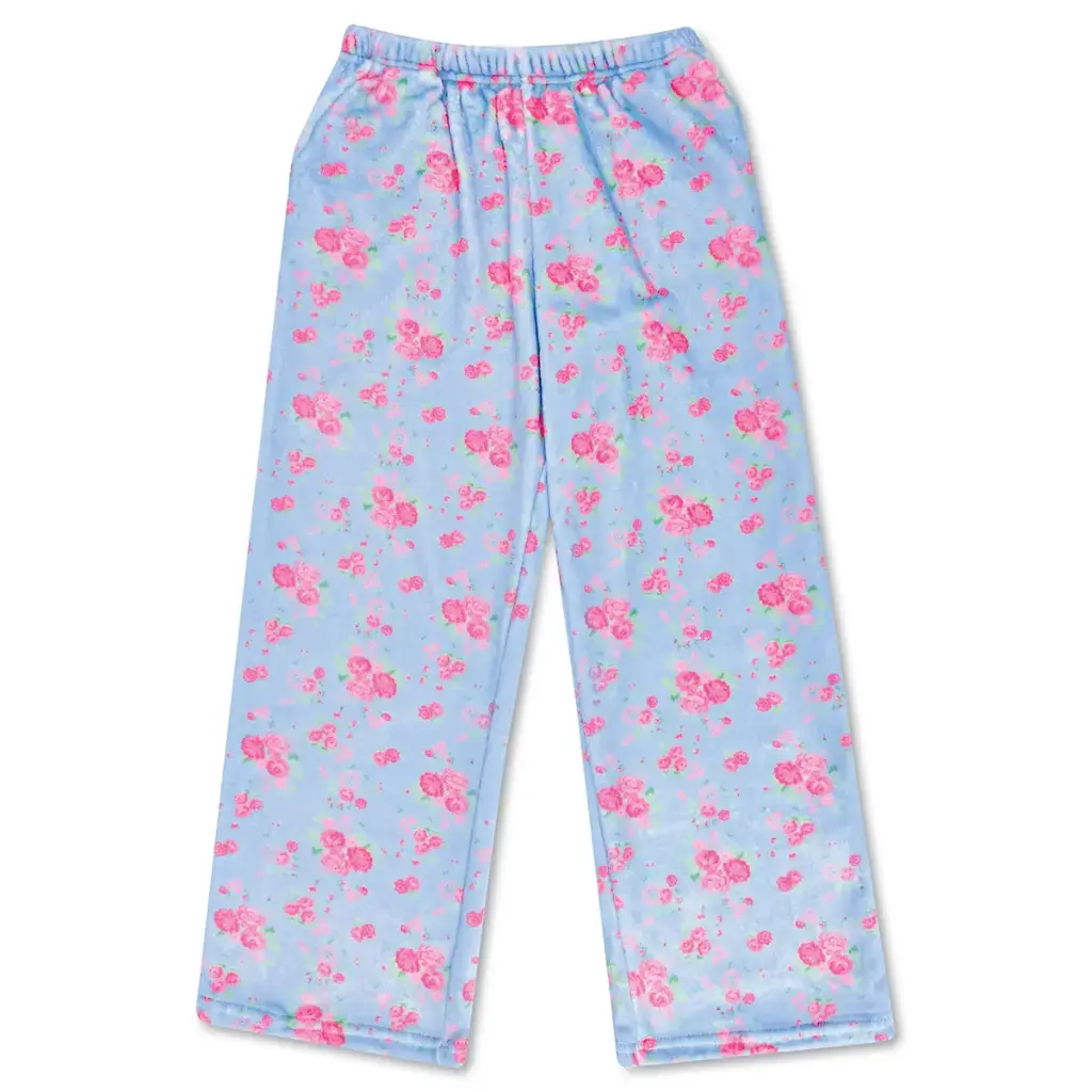 [820-3550XS] Ditsy Floral Plush Pants (Youth X-Small (4-6))