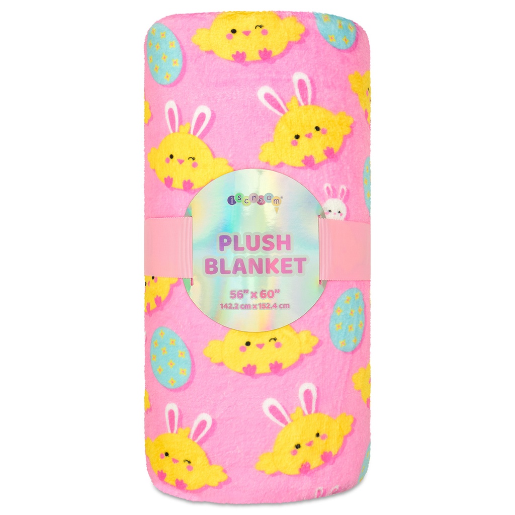 Hoppy Chicks Plush Blanket