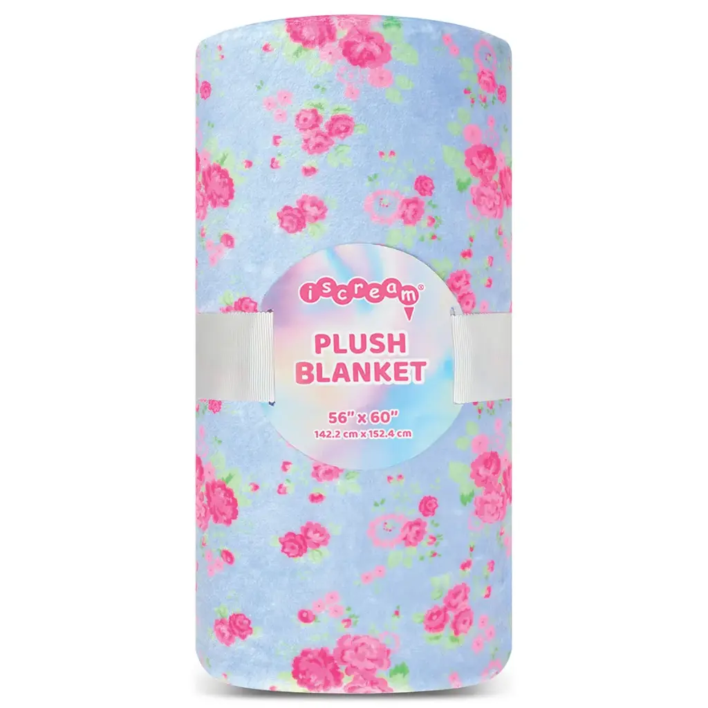 [780-4544] Ditsy Floral Plush Blanket