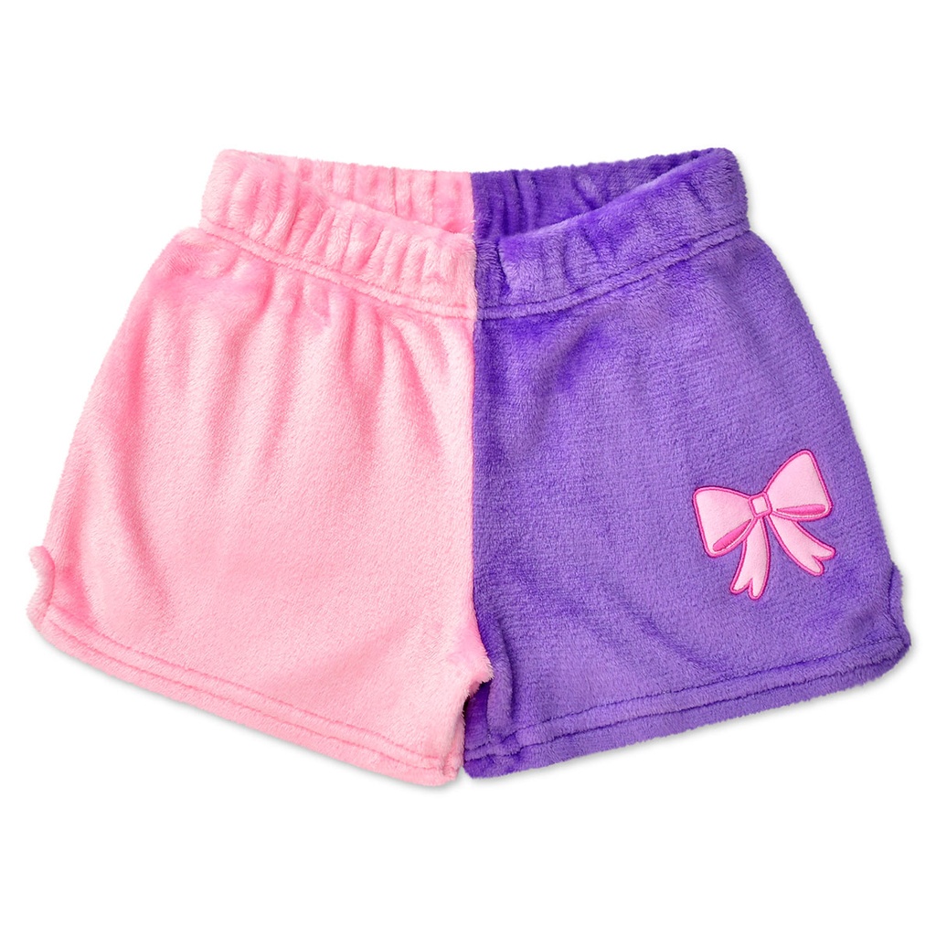 [820-3546XS] Pretty Bows Color Block Shorts (X-Small (4-6))