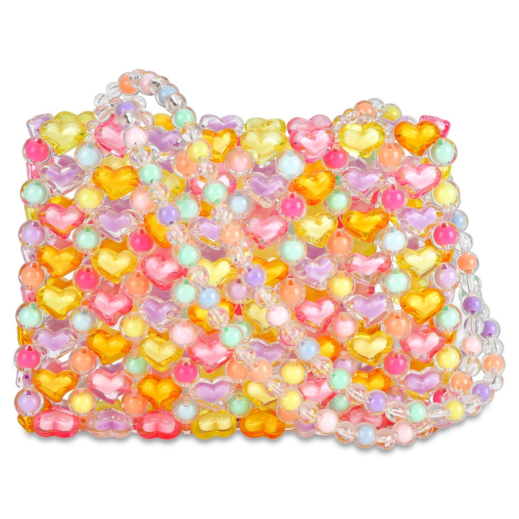 [810-2299] Beaded Pastel Bag