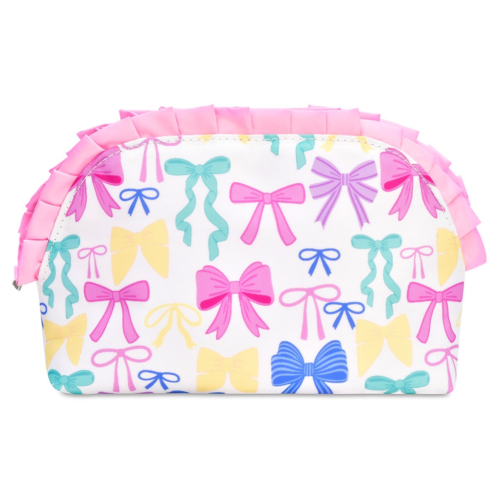 [810-2311] Pretty Bows Oval Cosmetic Bag