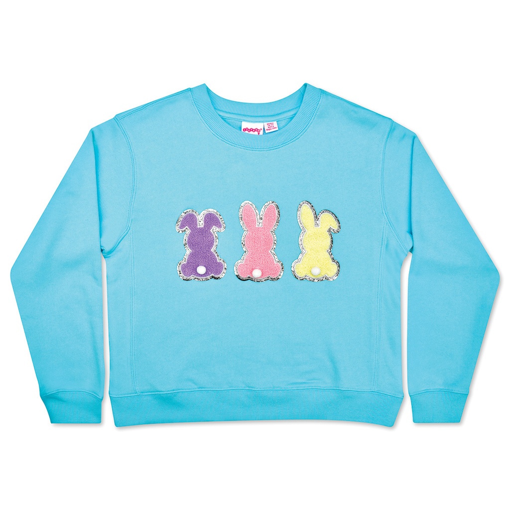 [820-3564S] Bunny Sweatshirt (Youth Small (6-8))