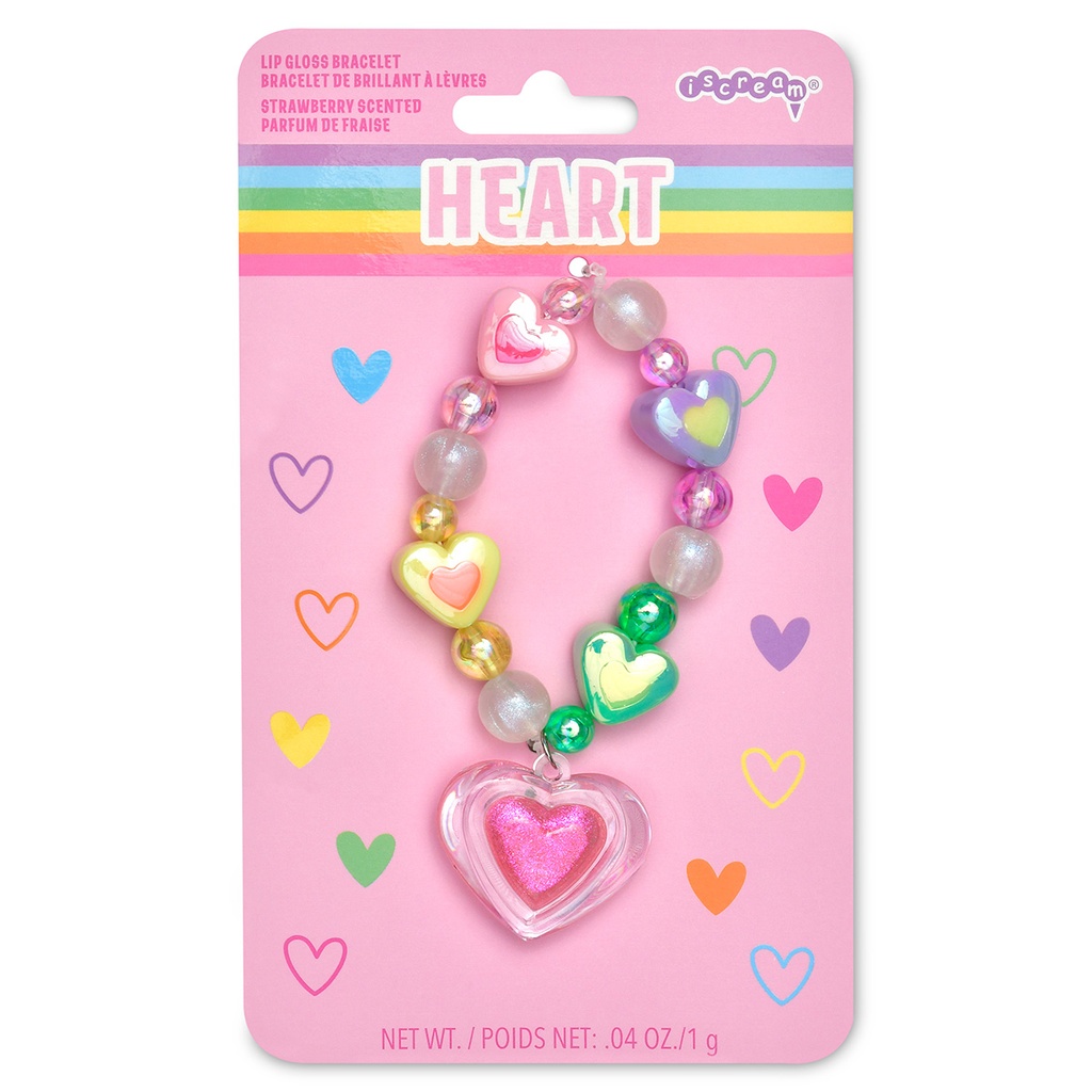 Heart Lip Gloss Bracelet