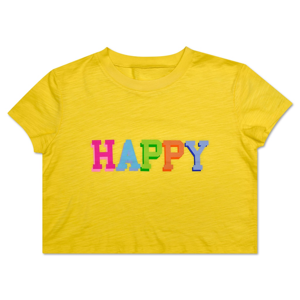[820-3625XS] Happy Boxy Tee (Youth X-Small (4-6))