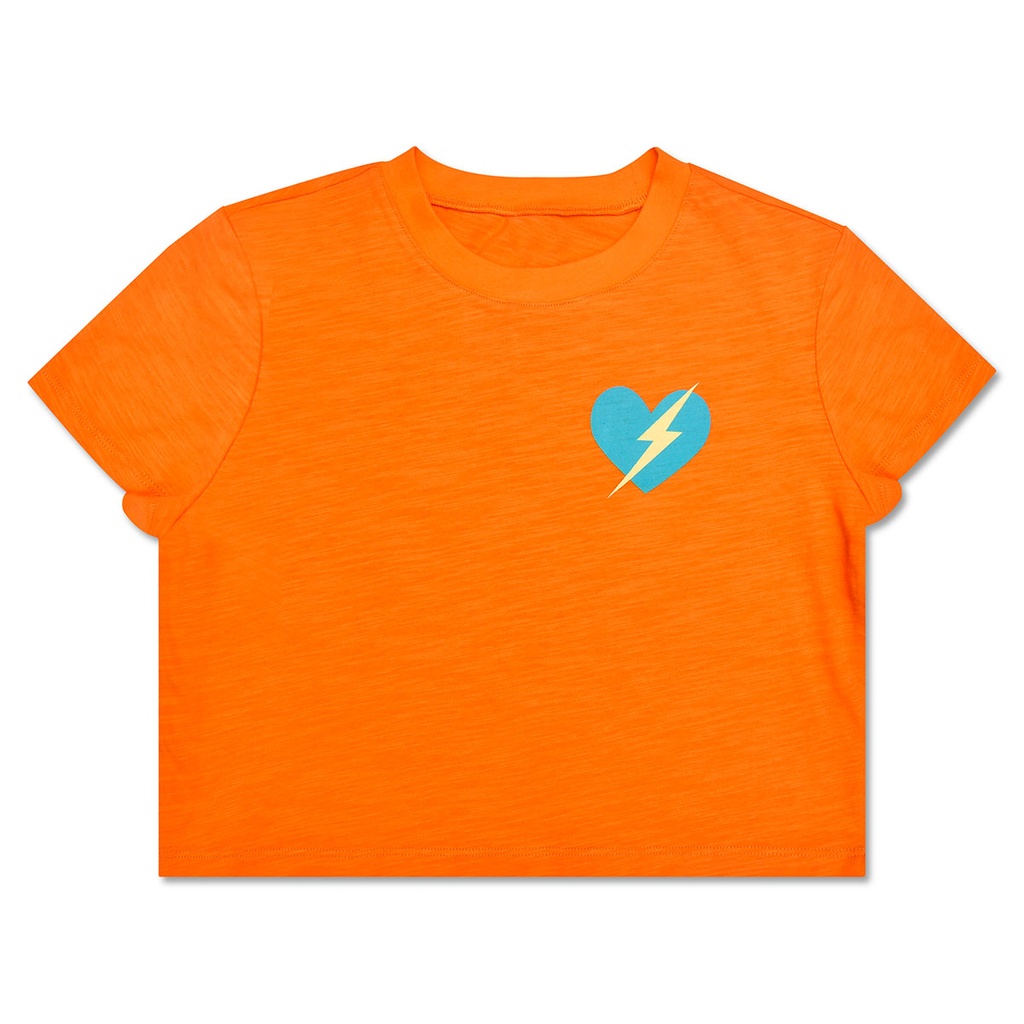 [820-3626XS] Lightning Heart Boxy Tee (Youth X-Small (4-5))