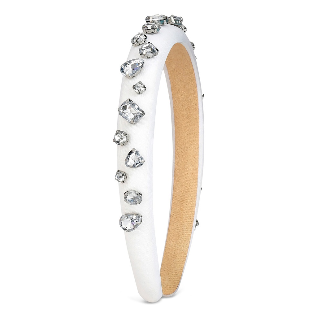 [880-549] White Gem Headband