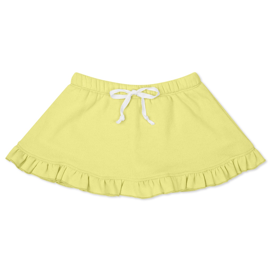 [820-3656XS] Butter Yellow Ruffled Skort (Youth X-Small (4-5))