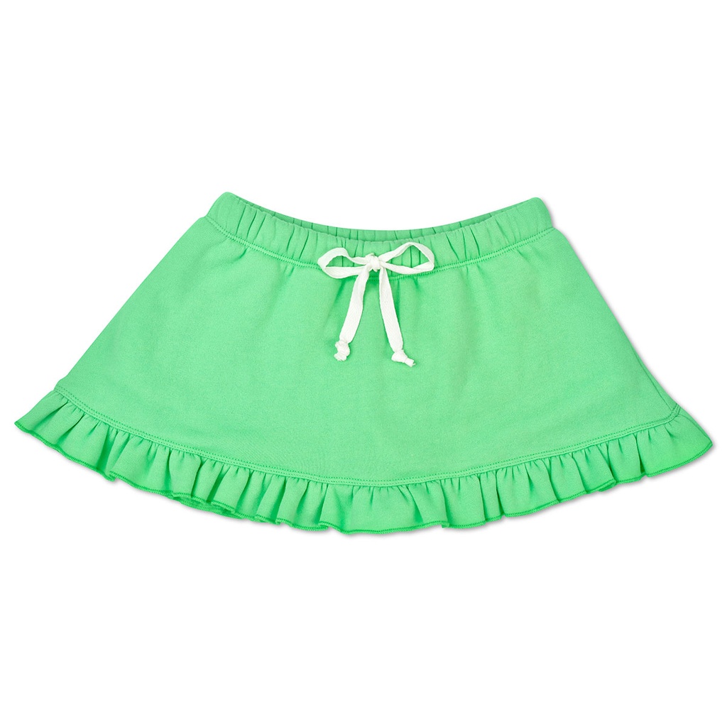 [820-3657XS] Apple Green Ruffled Skort (Youth X-Small (4-5))