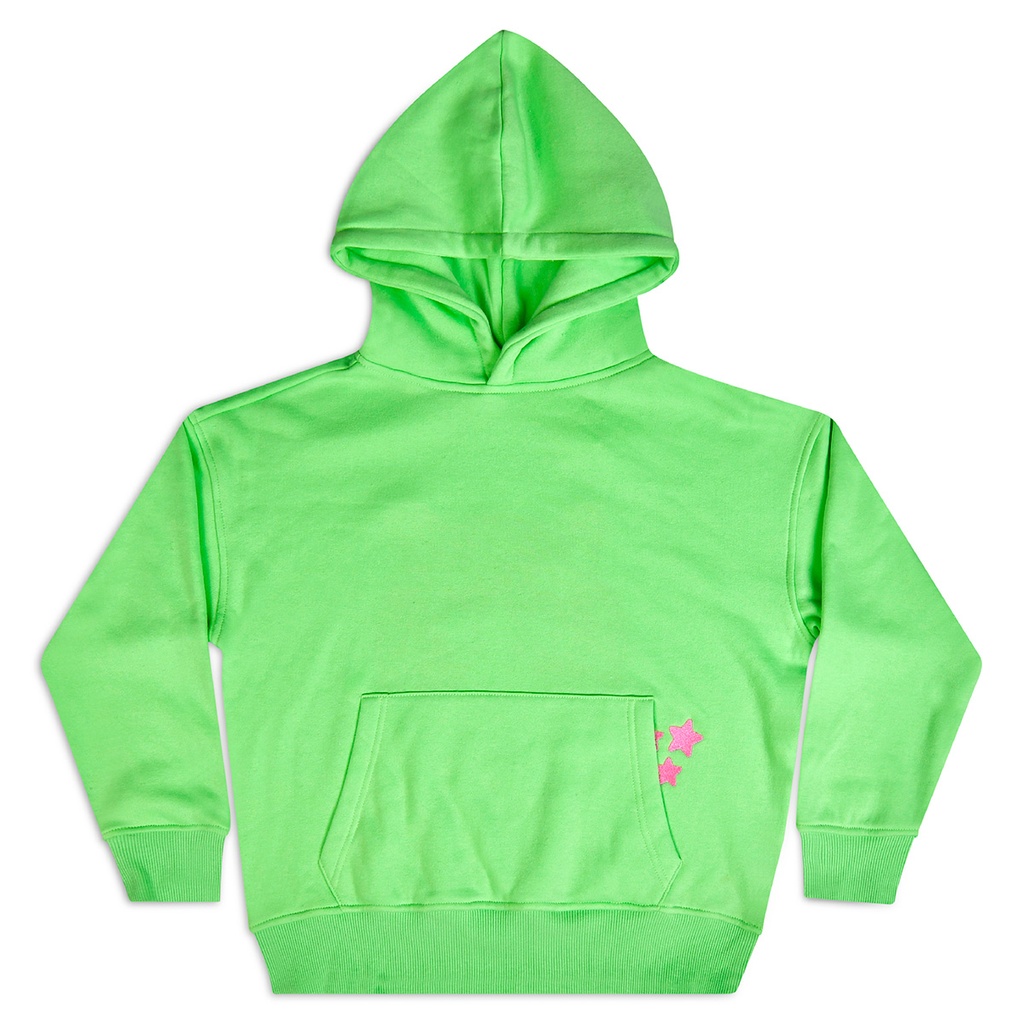 [820-3665S] Apple Green Tiger Hoodie Sweatshirt (Youth Small (6-8))