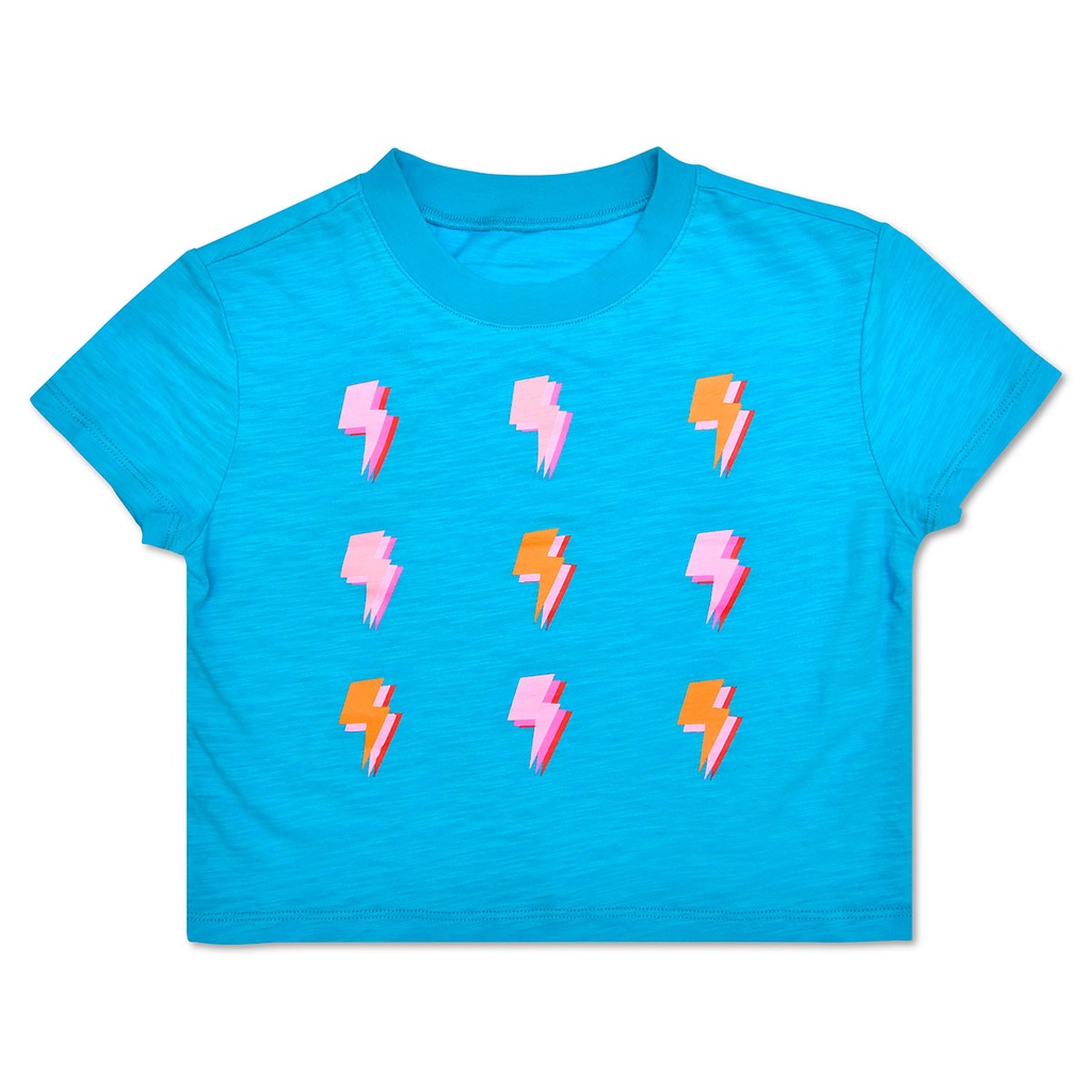 [820-3645XS] Lightning Boxy Tee (Youth X-Small (4-6))
