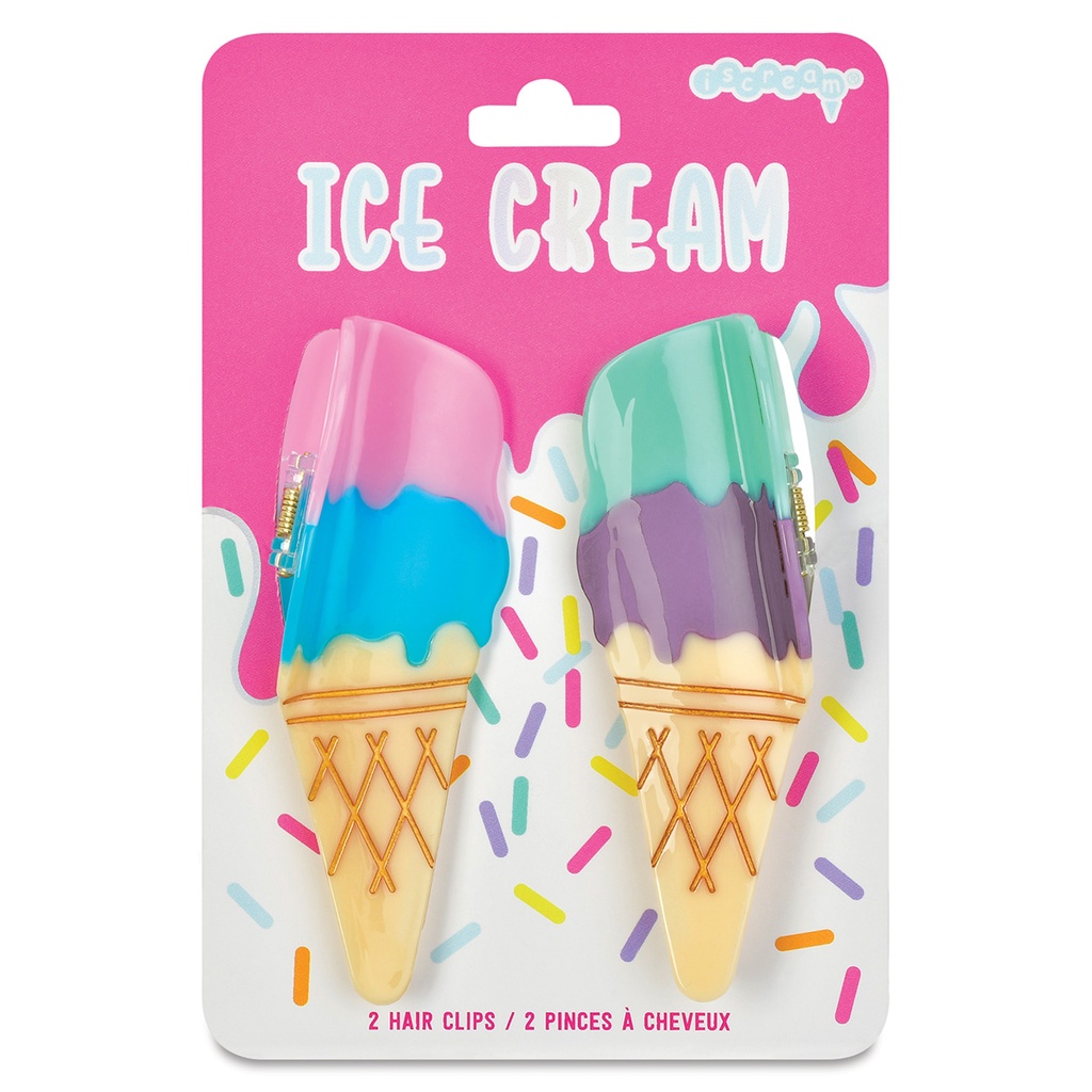 Ice Cream Hair Clips Set