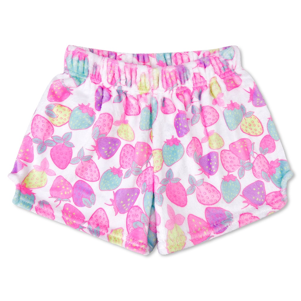 [820-3583L] Very Berry Plush Shorts (Youth Large (14))