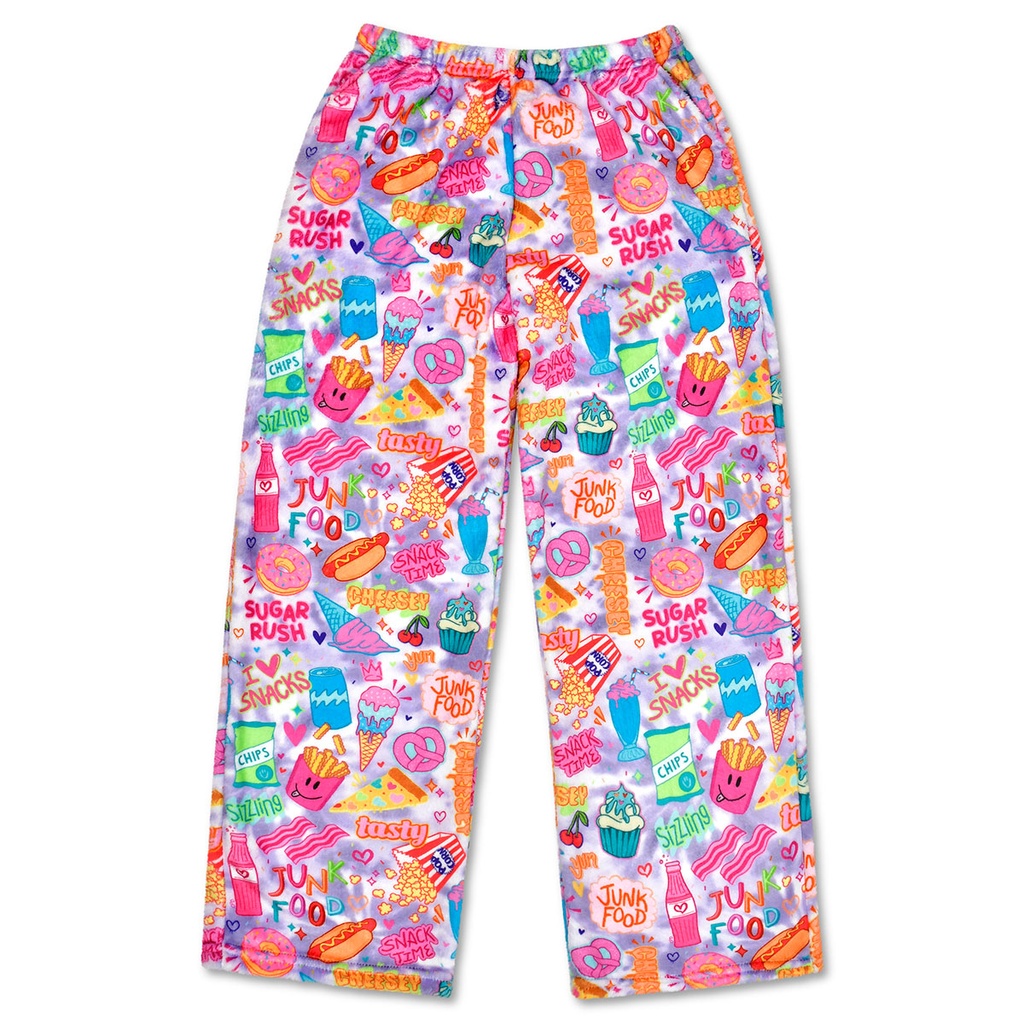 [820-3588XS] Corey Paige Junk Food Plush Pants (Youth X-Small (4-6))