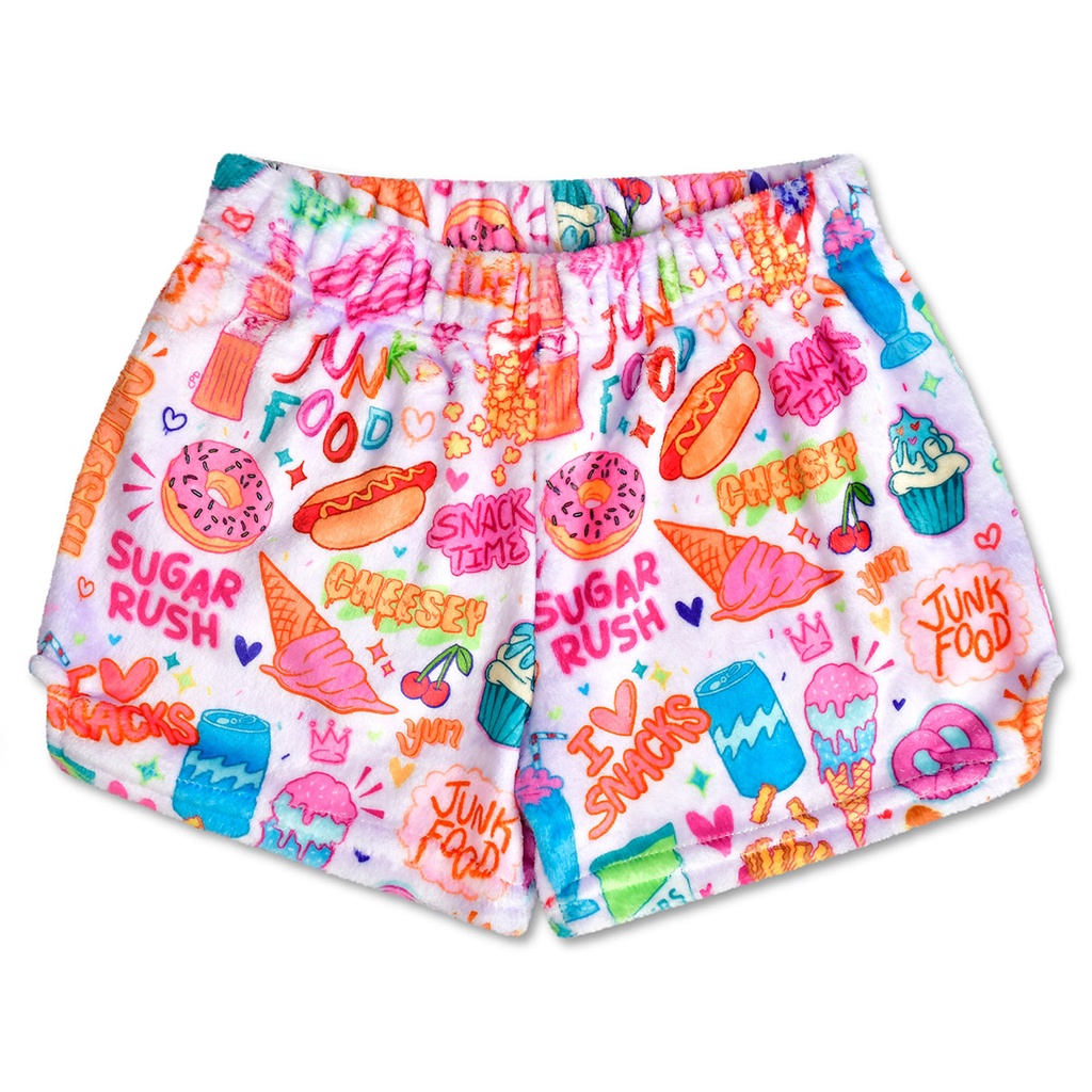 [820-3589XS] Corey Paige Junk Food Plush Shorts (Youth X-Small (4-6))
