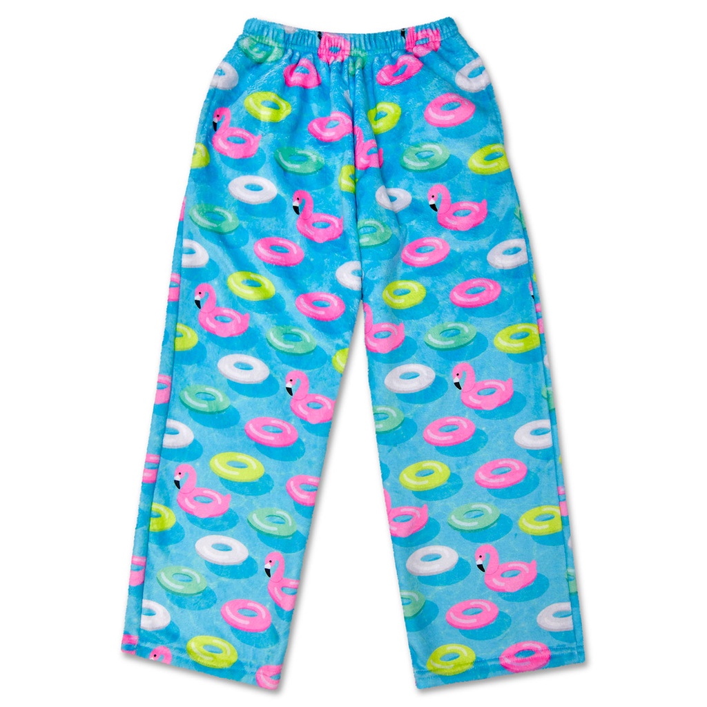 [820-3594M] Pool Party Plush Pants (Youth Medium (10-12))