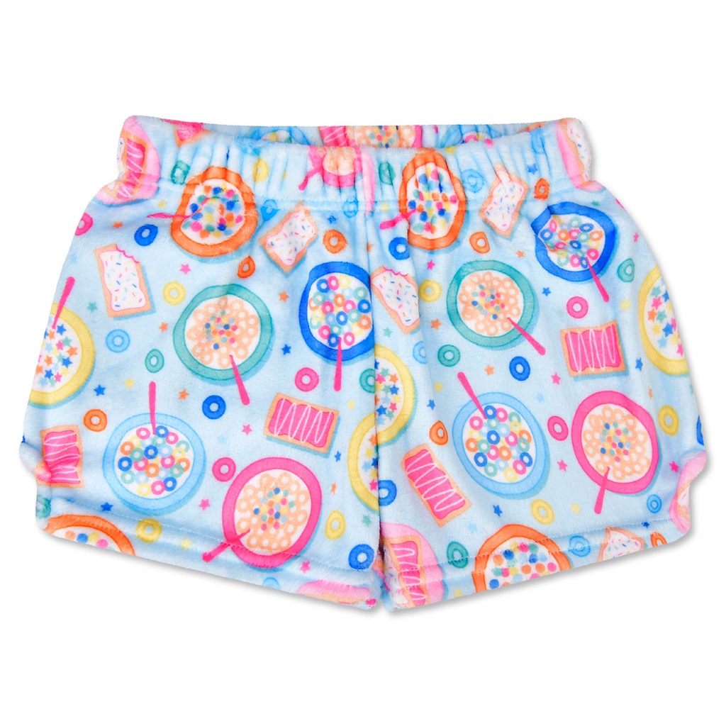 [820-3598XS] Sweet Cereal Plush Shorts (Youth X-Small (4-6))