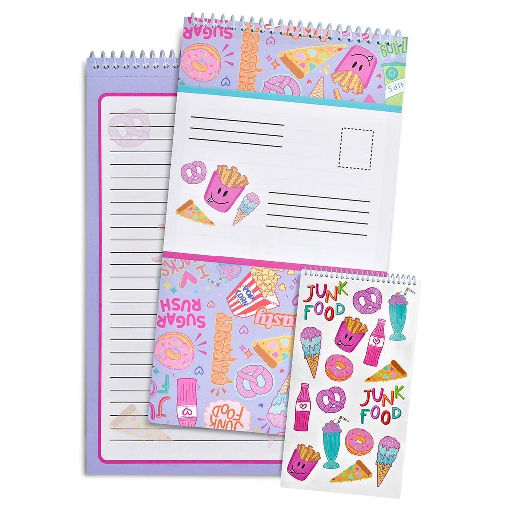 [760-1362] Corey Paige Junk Food Seal & Send Stationery 