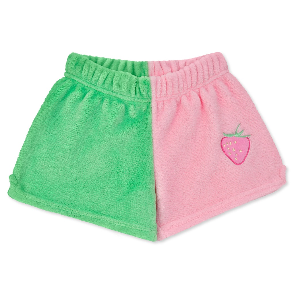 Strawberry Color Block Shorts