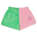 Strawberry Color Block Shorts