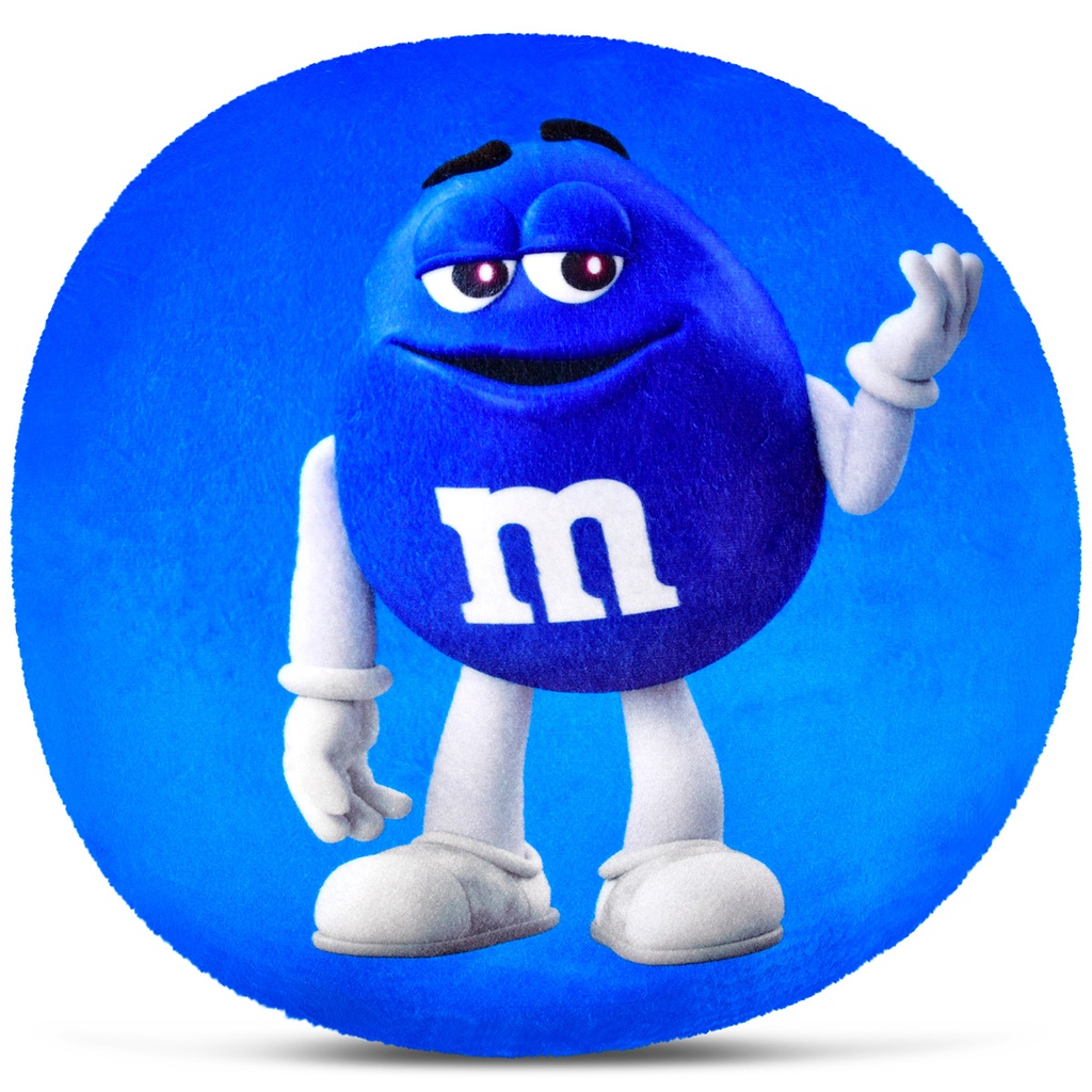 [780-4685] M&M’S Blue Character Lentil Plush